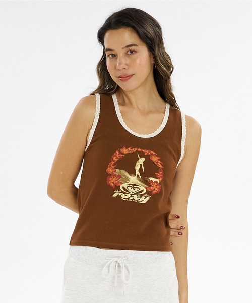 ROXY（ロキシー） タンクトップ ノースリーブ タンクトップ レース