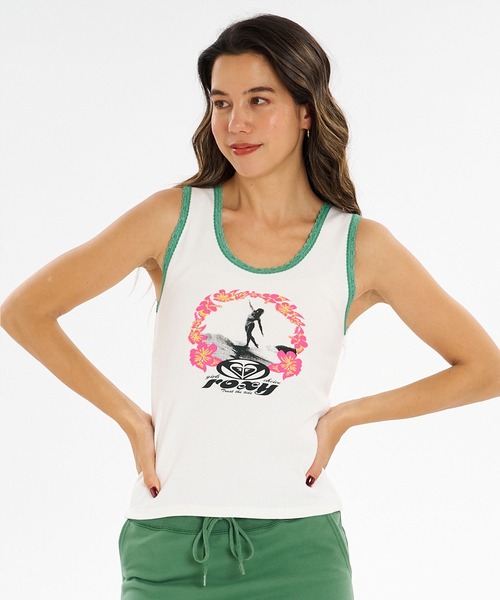 ROXY（ロキシー） タンクトップ ノースリーブ タンクトップ レース