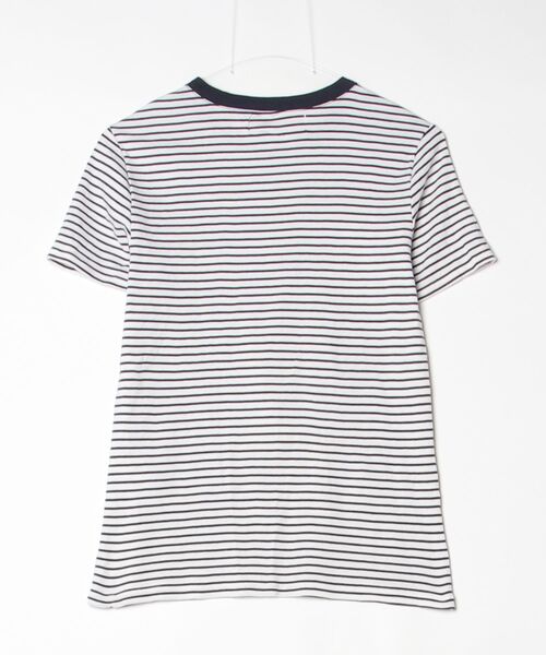 「WIND AND SEA」 Ｗ＆Ｓプリント 半袖Tシャツ「PETIT BATEAUコラボ」 - ホワイト レディース_画像2