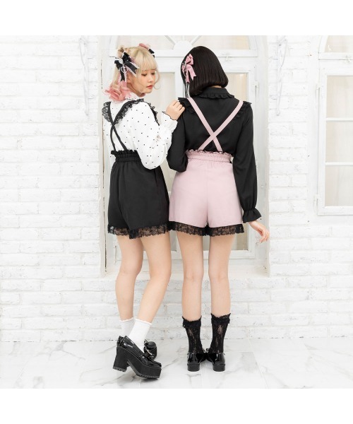 「DearMyLove」 ショートパンツ LARGE ブラック レディース_画像9