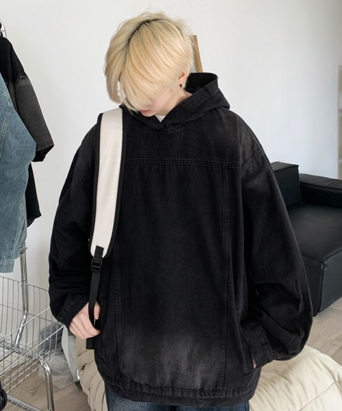 「neos」 プルオーバーパーカー X-LARGE ブルー メンズ_画像5