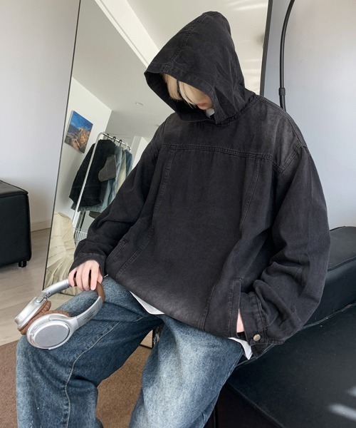 「neos」 プルオーバーパーカー X-LARGE ブルー メンズ_画像7