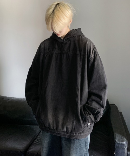 「neos」 プルオーバーパーカー X-LARGE ブルー メンズ_画像8