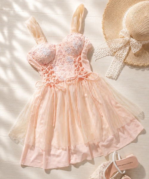 Lace Ladies（レースレディース） 水着 体型カバー フラワー レース