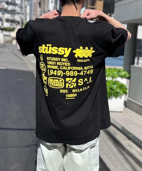 STUSSY（ステューシー） tシャツ DNA DIED HALF T-SHIRTS メンズ