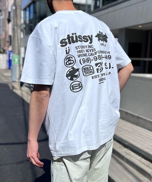STUSSY（ステューシー） tシャツ DNA DIED HALF T-SHIRTS メンズ