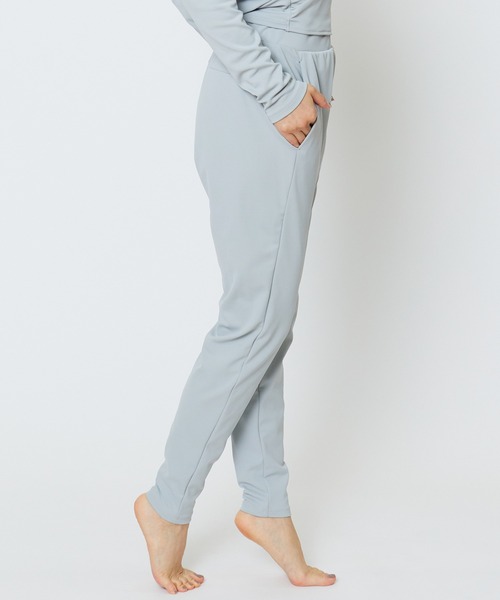「Julier Yoga and Relax」 レギンスパンツ 0 ライトグレー レディース_画像7