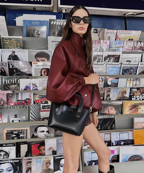CHARLES & KEITH 2way ショルダー バッグブラック CHARLES ＆ KEITH（チャールズ&キース） 「CHARLES & KEITH」 2WAY
