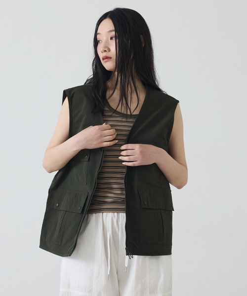 ブルゾン アウター 「Barbour / バブアー」フィッシングベスト/ Fly Fishing Vest /ユニセックス/ MGI0315の画像