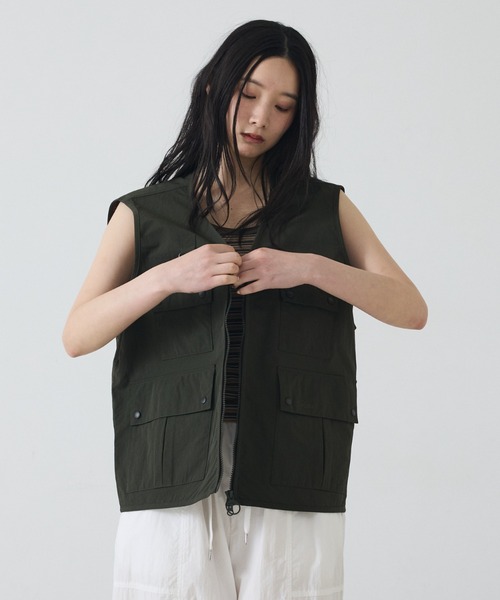 ブルゾン アウター 「Barbour / バブアー」フィッシングベスト/ Fly Fishing Vest /ユニセックス/ MGI0315の画像