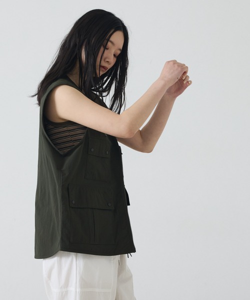 ブルゾン アウター 「Barbour / バブアー」フィッシングベスト/ Fly Fishing Vest /ユニセックス/ MGI0315の画像