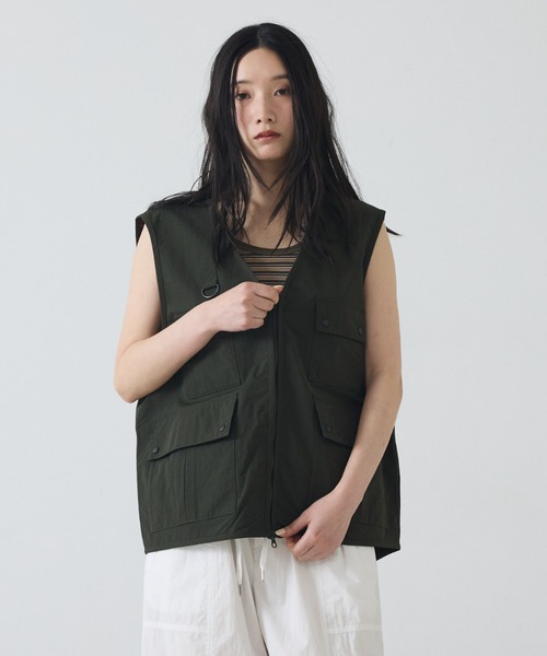 ブルゾン アウター 「Barbour / バブアー」フィッシングベスト/ Fly Fishing Vest /ユニセックス/ MGI0315の画像