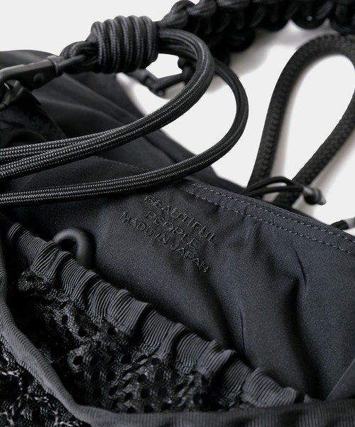 トートバッグ ビューティフルピープル beautiful people over engineering L hanging tote bagの画像