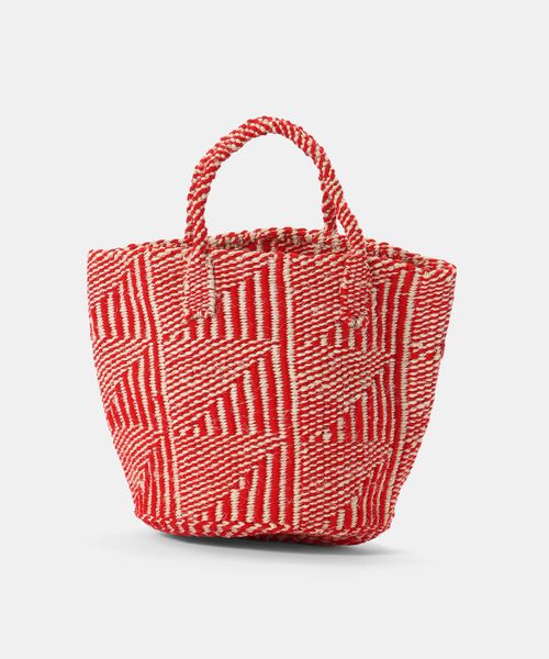 B.C STOCK（ベーセーストック） かごバッグ カゴバッグ AFRICAN SQUARE