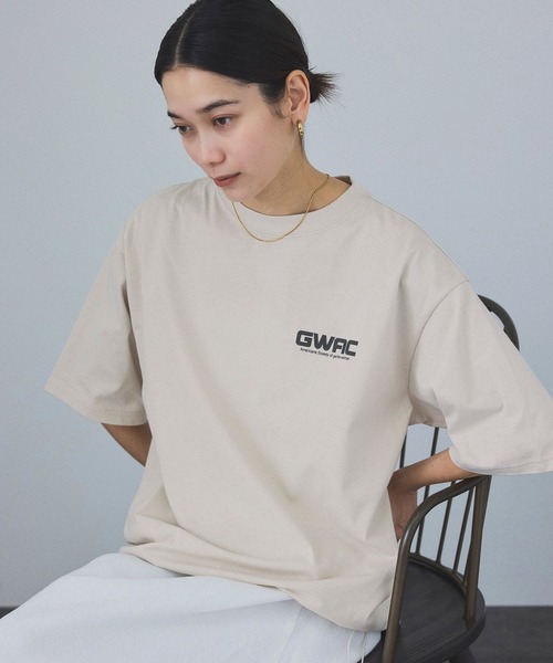 AMERICANA（アメリカーナ） 半袖Tシャツ FREE オフホワイト レディース