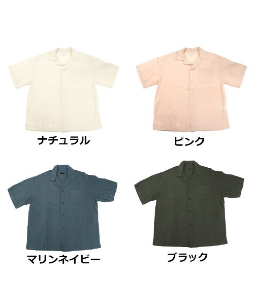 シャツ 半袖 「alvana」UNEVEN OPEN COLLAR S/S SHIRTS / 4カラー 「ALV-90135」 メンズ | STYLISE | 03
