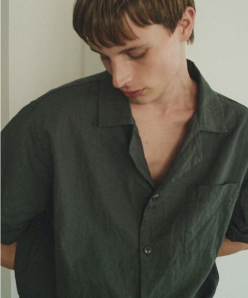 シャツ 半袖 「alvana」UNEVEN OPEN COLLAR S/S SHIRTS / 4カラー 「ALV-90135」 メンズ | STYLISE | 04