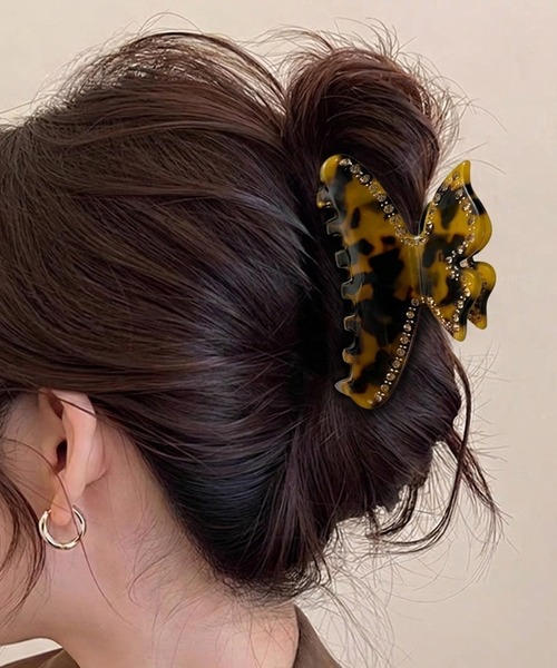 DiamondHearts（ダイヤモンドハーツ） ヘアクリップ べっ甲モチーフ
