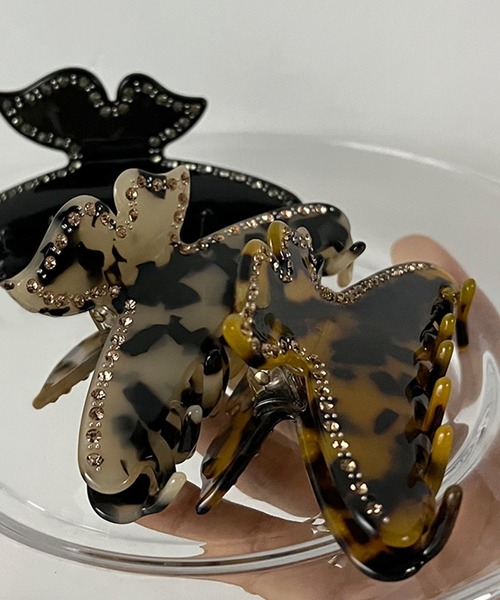 DiamondHearts（ダイヤモンドハーツ） ヘアクリップ べっ甲モチーフ