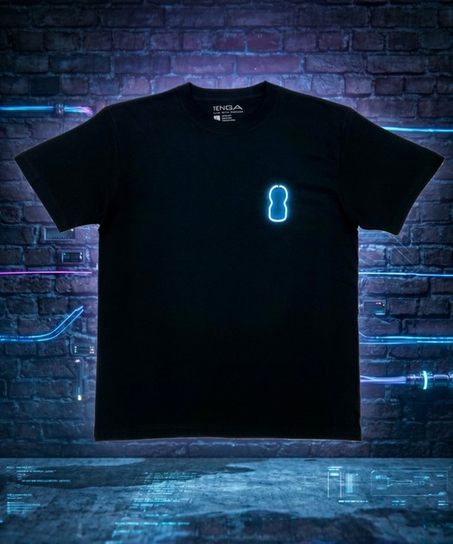 TENGA（テンガ） tシャツ LOVE ME TENGA NEON LIGHT TEE メンズ