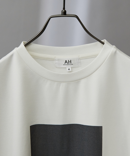 「AH ABAHOUSE」 半袖Tシャツ 46 ホワイト系その他 メンズ_画像4