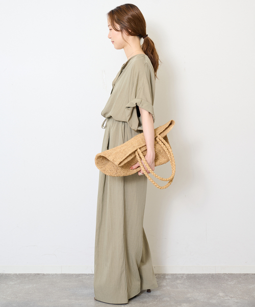 SLOBE IENA（スローブイエナ） オールインワン ノーカラーハーフ