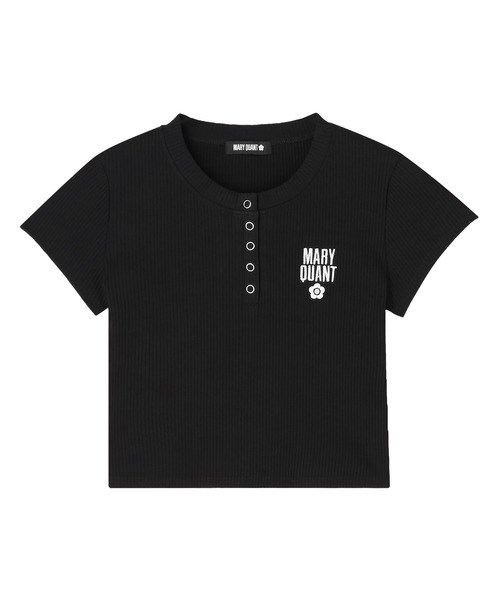 MARY QUANT（マリークヮント） ヘンリーネック tシャツ 半袖 マリー
