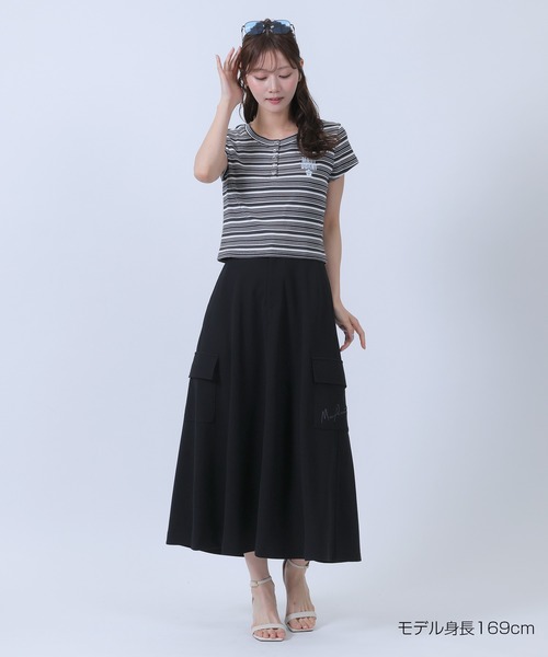 MARY QUANT（マリークヮント） ヘンリーネック tシャツ 半袖 マリー