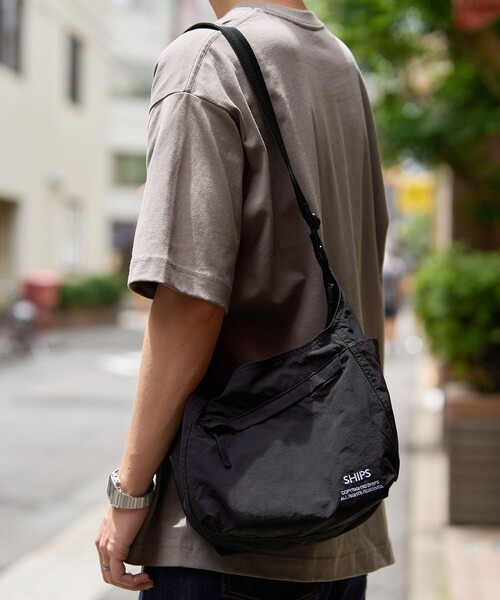 SHIPS トートバッグ ブラック　メンズ　レディース SHIPS（シップス） トートバッグ 「WEB限定」SHIPS: 60/40クロス