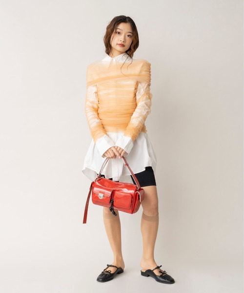 「Casselini」 ショルダーバッグ FREE シルバー レディース_画像6
