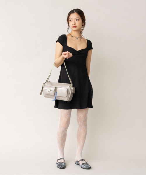「Casselini」 ショルダーバッグ FREE シルバー レディース_画像8