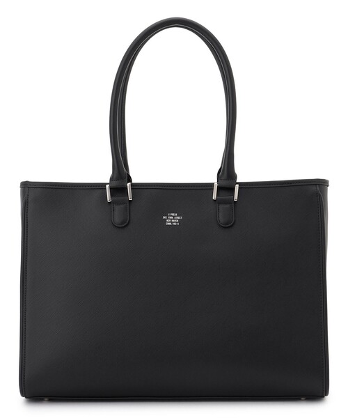 【お値打ち】J.PRESS サフィアーノトートバッグ ブラック ビジネス 定番 J.PRESS（J.プレス） ビジネスバッグ 「定番」サフィアーノ トート