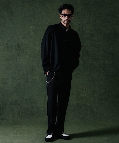 「CRIMIE」 スラックス X-LARGE ブラック メンズ_画像2