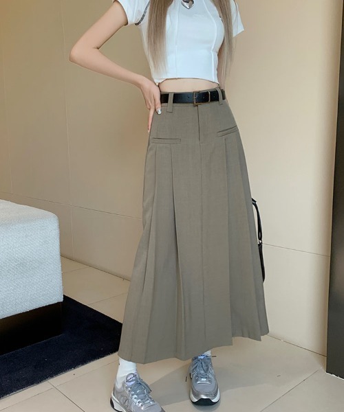 「FREE STYLISTS」 プリーツスカート L ブラック レディース_画像4