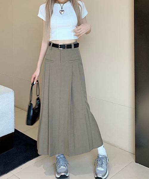 「FREE STYLISTS」 プリーツスカート L ブラック レディース_画像7