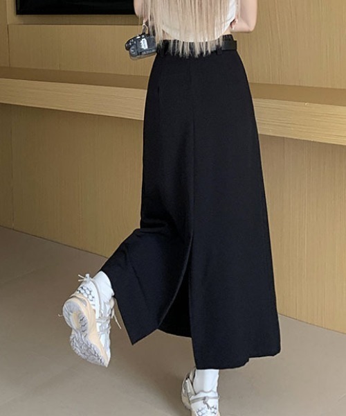「FREE STYLISTS」 プリーツスカート L ブラック レディース_画像9