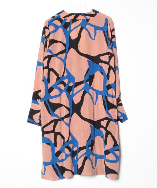 「BY MALENE BIRGER」 長袖ワンピース 36 ブルー レディース_画像2