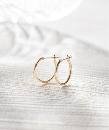 フープピアス18k Jewel closet by L&Co. ピアス K18 フープ レディース メンズ