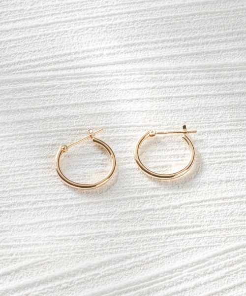 Jewel closet by L&Co. 　ゴールド フープピアス　未使用 Jewel closet by L&Co. ピアス K18 フープ レディース