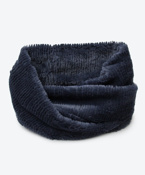 S'YTE ネックウォーマー 黒 ファー SHAGGY FUR CREW NECK PULLOVER(M Black): S'YTE｜THE SHOP