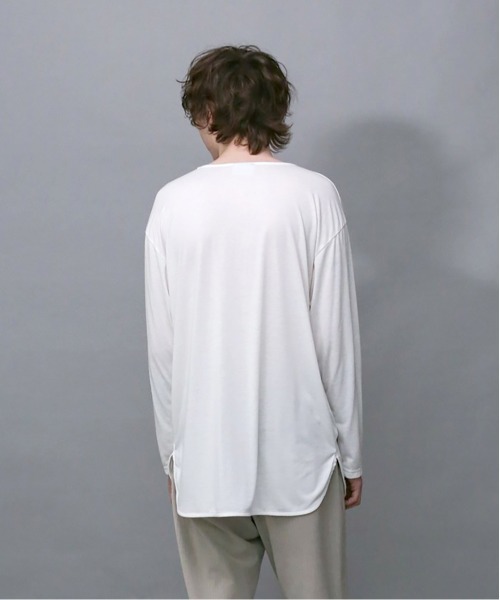 Iroquois tシャツ LAYERED LONG CS ラウンドヘムロングカットソー