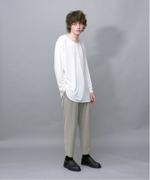 Iroquois（イロコイ） tシャツ LAYERED LONG CS ラウンドヘムロング