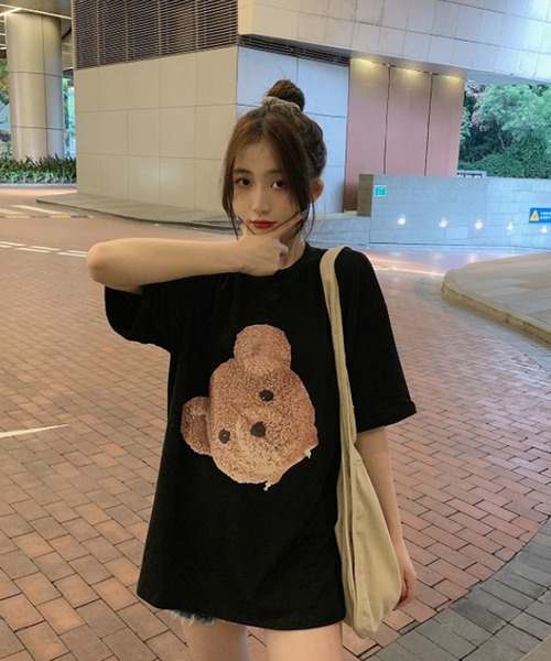 Bifrost tシャツ Tシャツ クマプリントTシャツ レディース