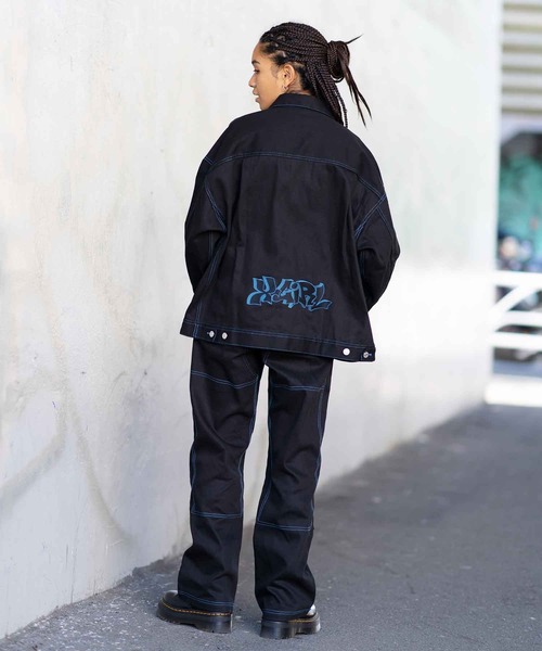 X-girl パンツ WORK PANTS/ルーズシルエット ワークパンツ