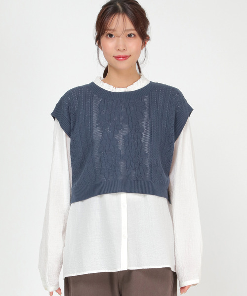 LBC（エルビーシー） ワンピース ニットベストワンピセット : ZOZOTOWN