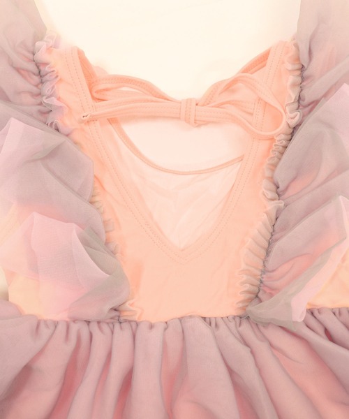 BabyDior コーラルピンク フリルワンピース 18m BabyDior コーラル