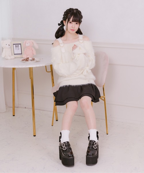 ニット オフショルシャギーニット レディース : 76220611 : ZOZOTOWN 