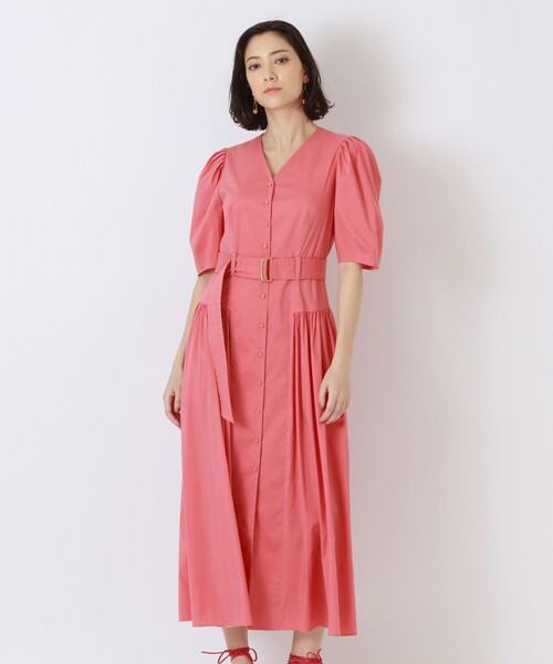 EPOCA」 半袖ワンピース 40 ピンク系その他2 レディース : 79709611 