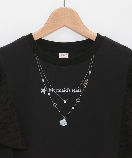 mezzo piano Junior（メゾピアノ ジュニア） tシャツ 袖レース