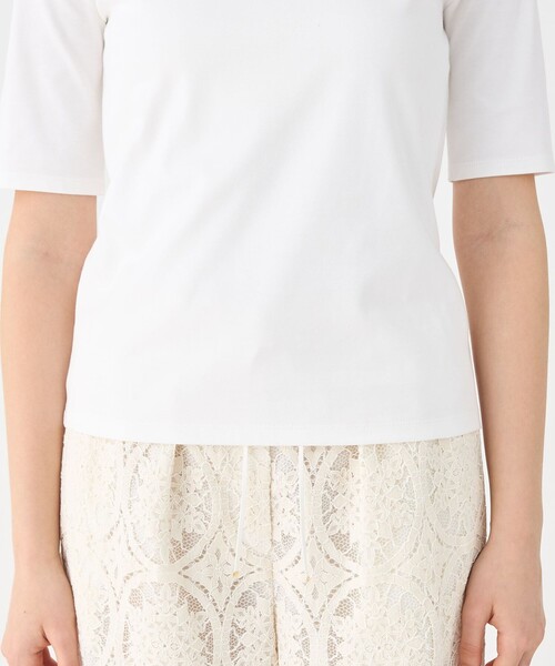 【Ballsey】スビンコットンスムース ボートネックプルオーバー Ballsey tシャツ スビンコットンスムース ボートネックプル